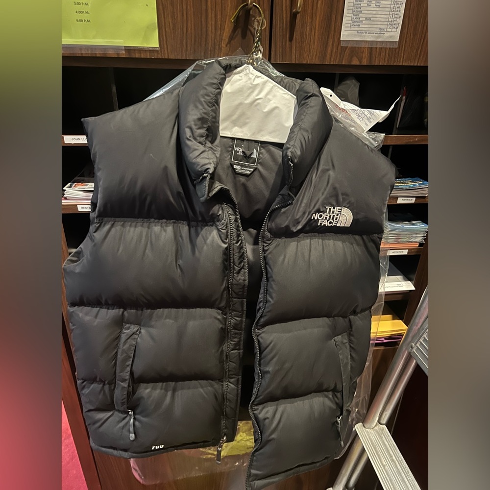 Black XL The NorthFace puffer vest